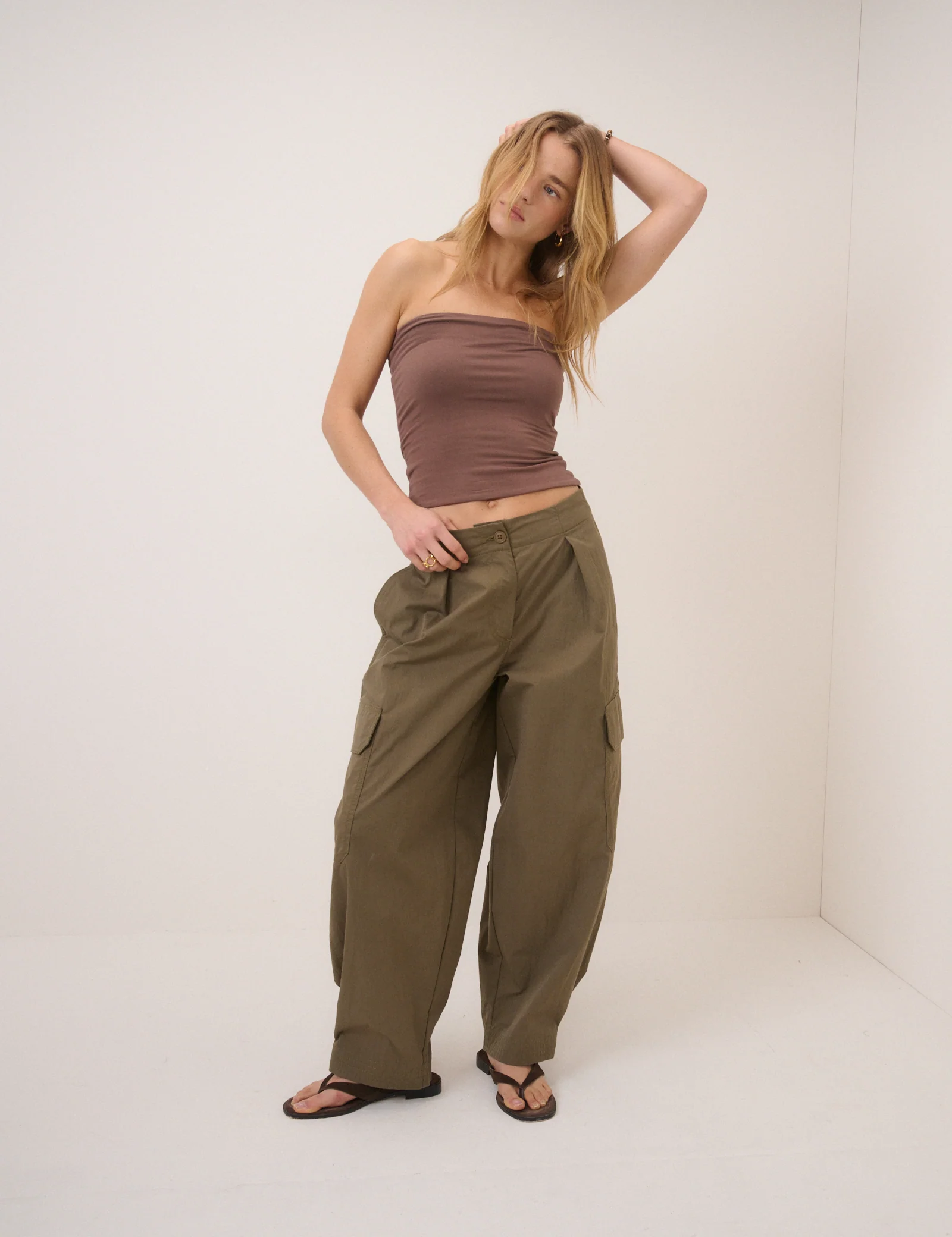 Brown Bandeau Top - Image 5