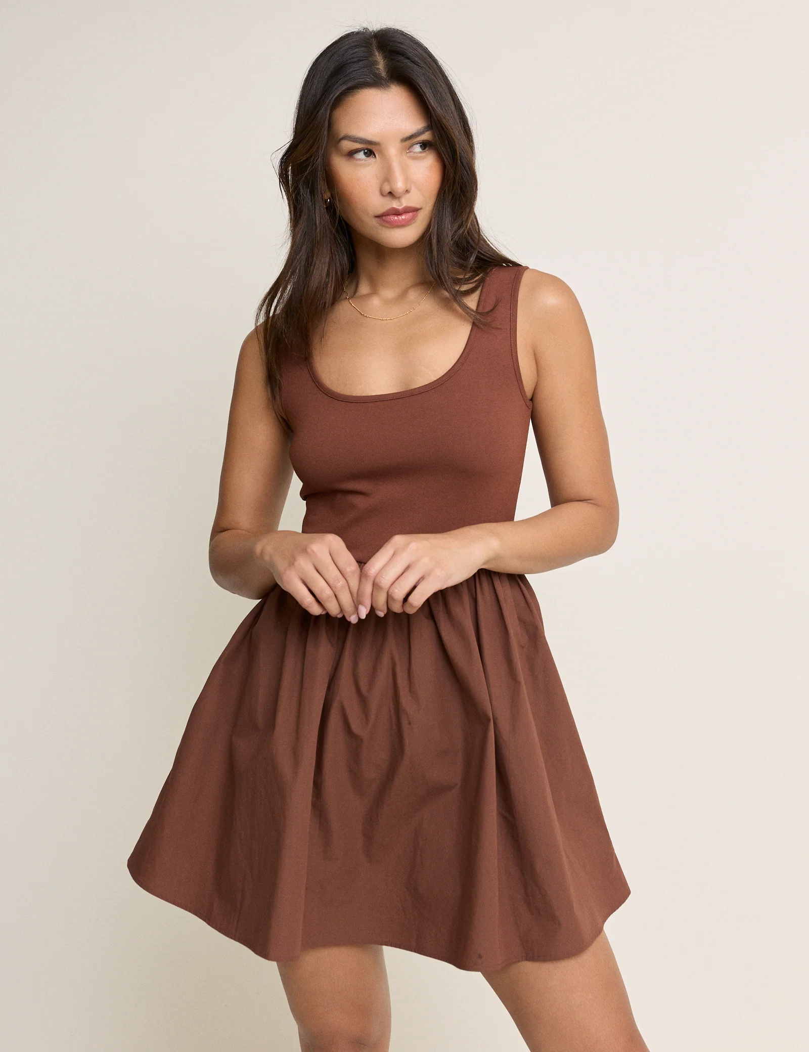 Brown Colorado Mini Dress - Image 2