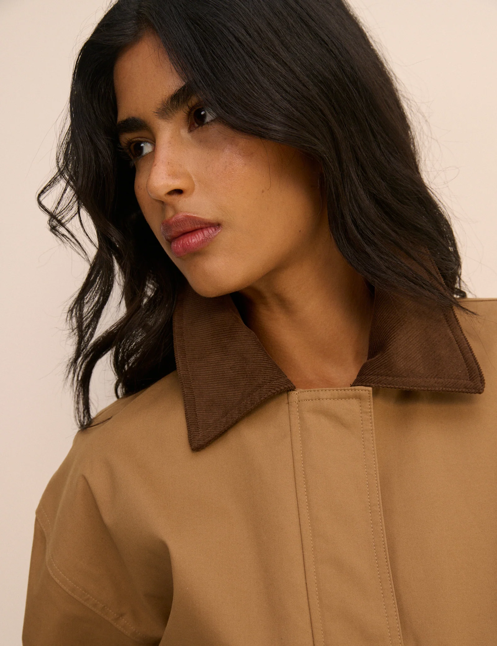 Camel Short Freddie Barn Jacket - Image 5