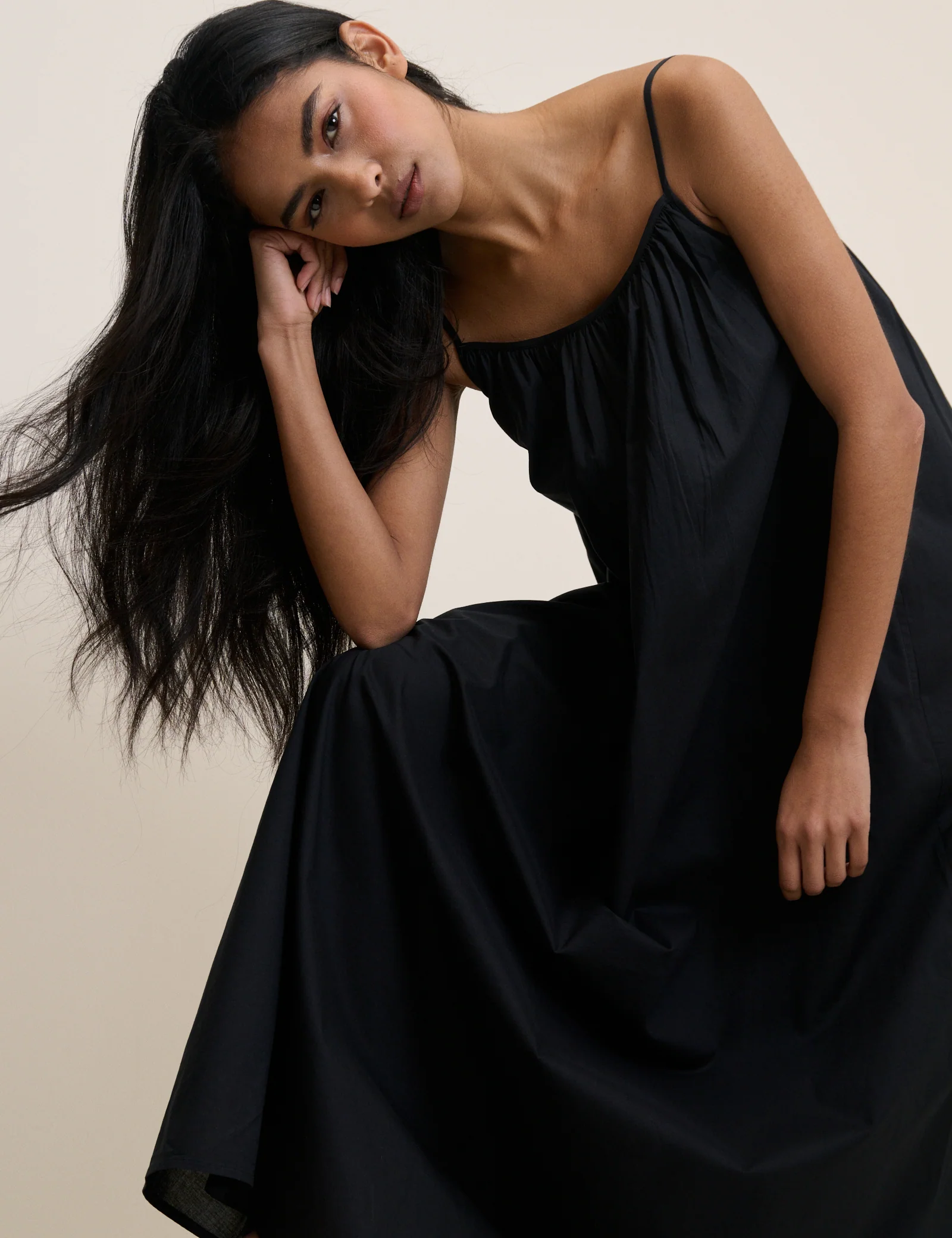 Black Cynthia Maxi Dress - Image 2