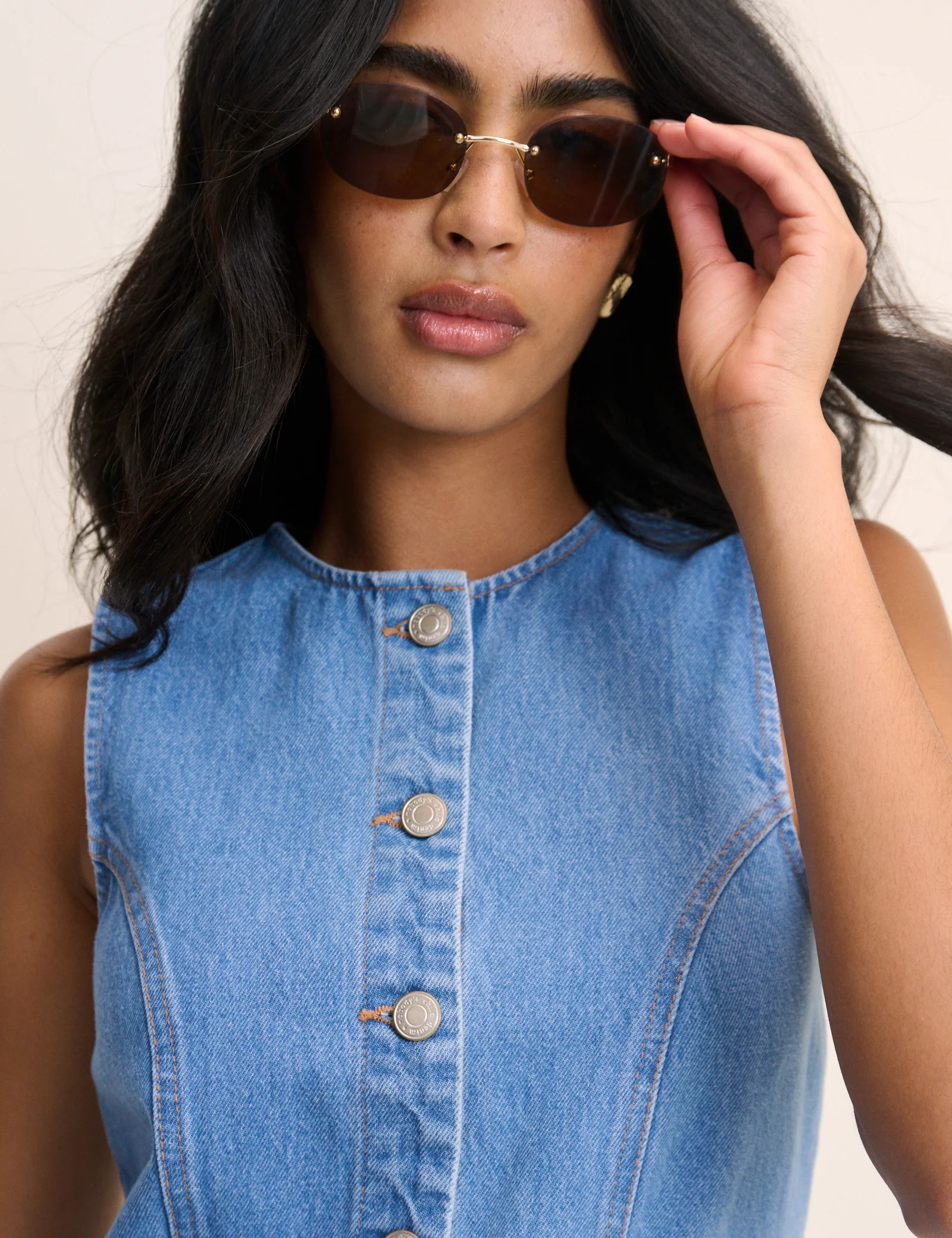 Blue Denim Ned Mini dress - Image 4