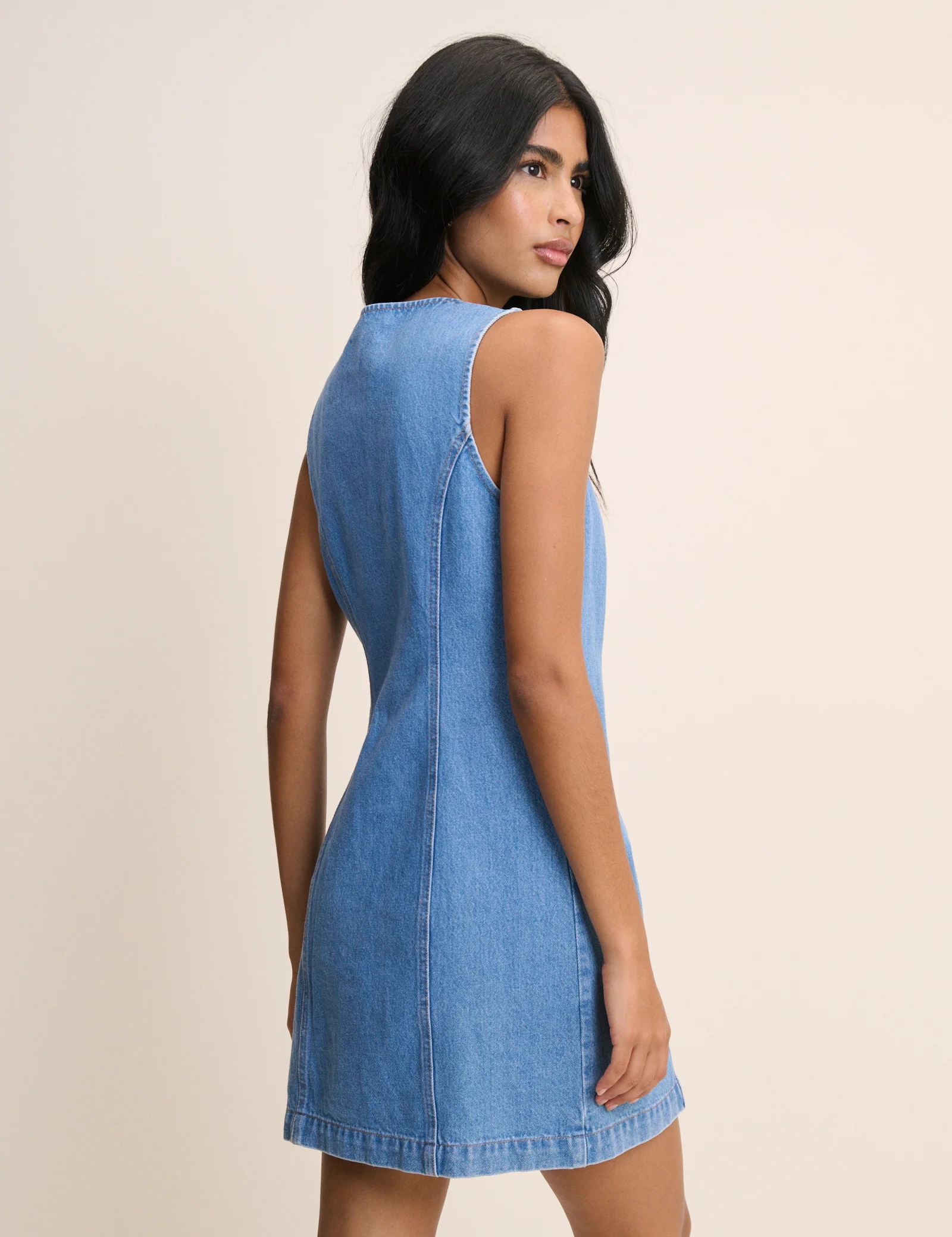 Blue Denim Ned Mini dress - Image 5