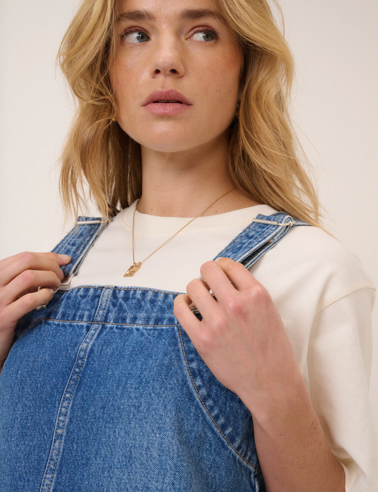 Denim Reggie Mini Dress - Image 2