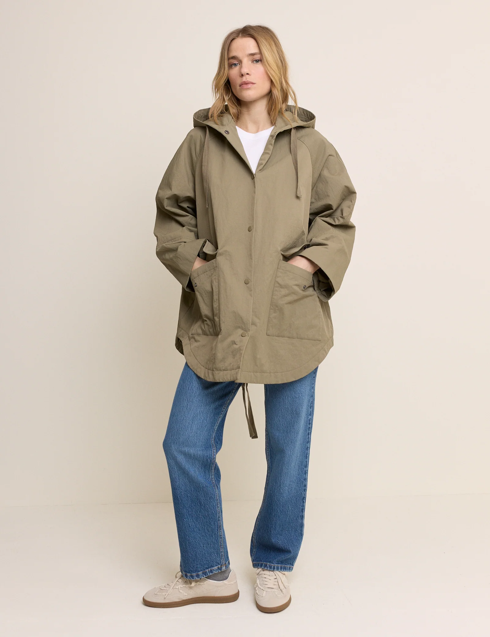 Green Hooded Parka Jacket - Image 5