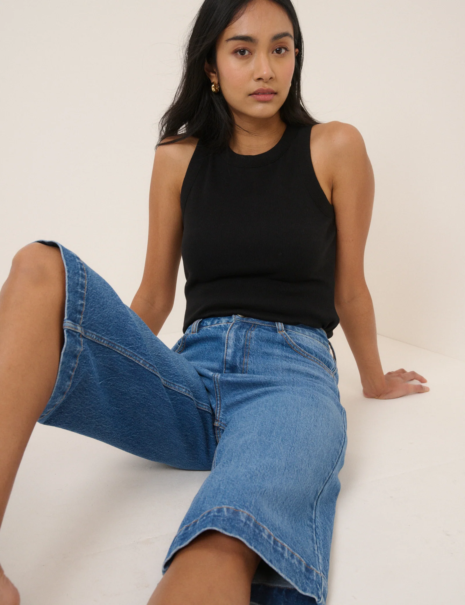 Denim Bermuda Shorts - Image 3