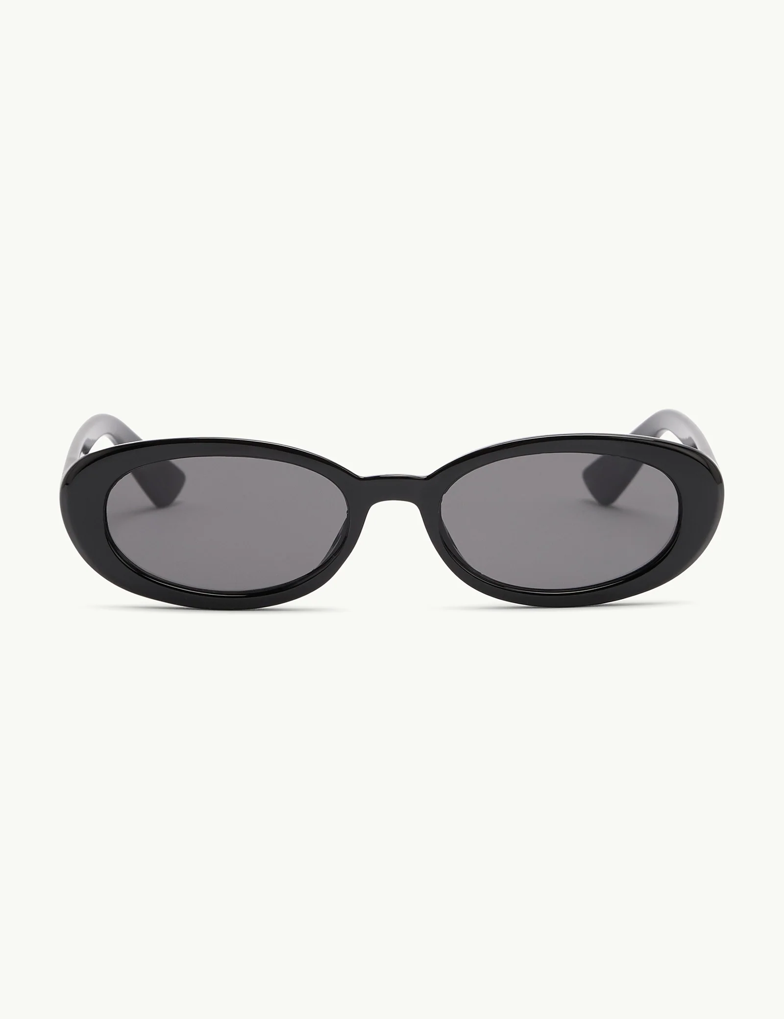 Black Oval Halo Sunglasses - Image 4