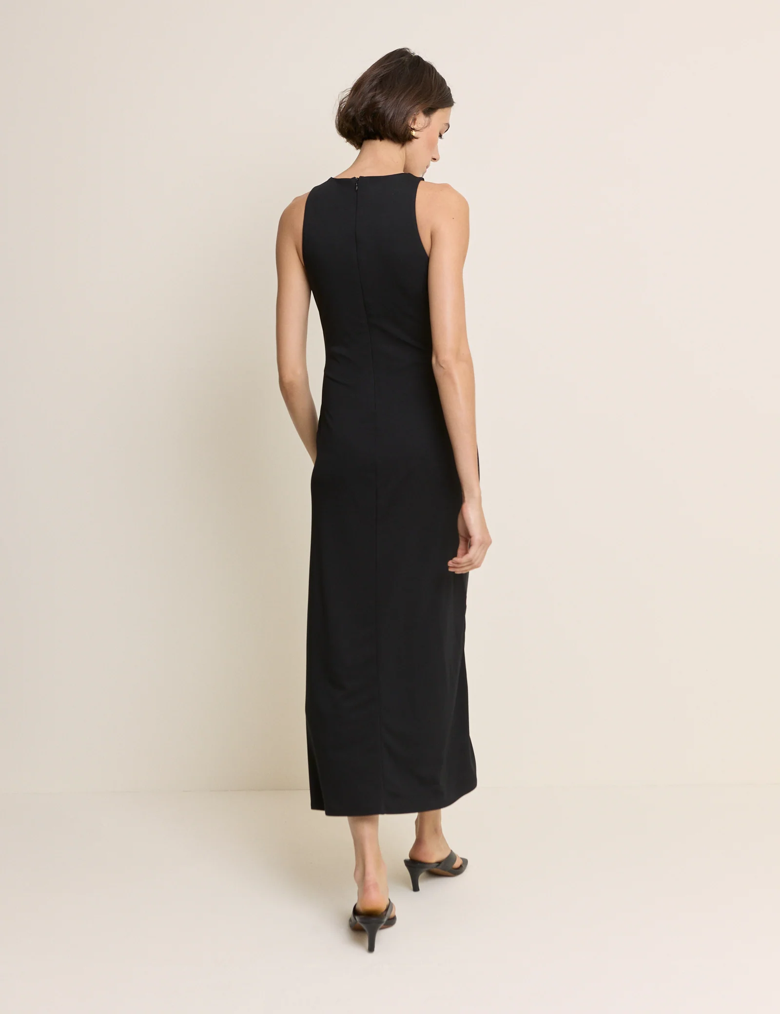 Black Tie Detail Harper Midi Dress - Image 5
