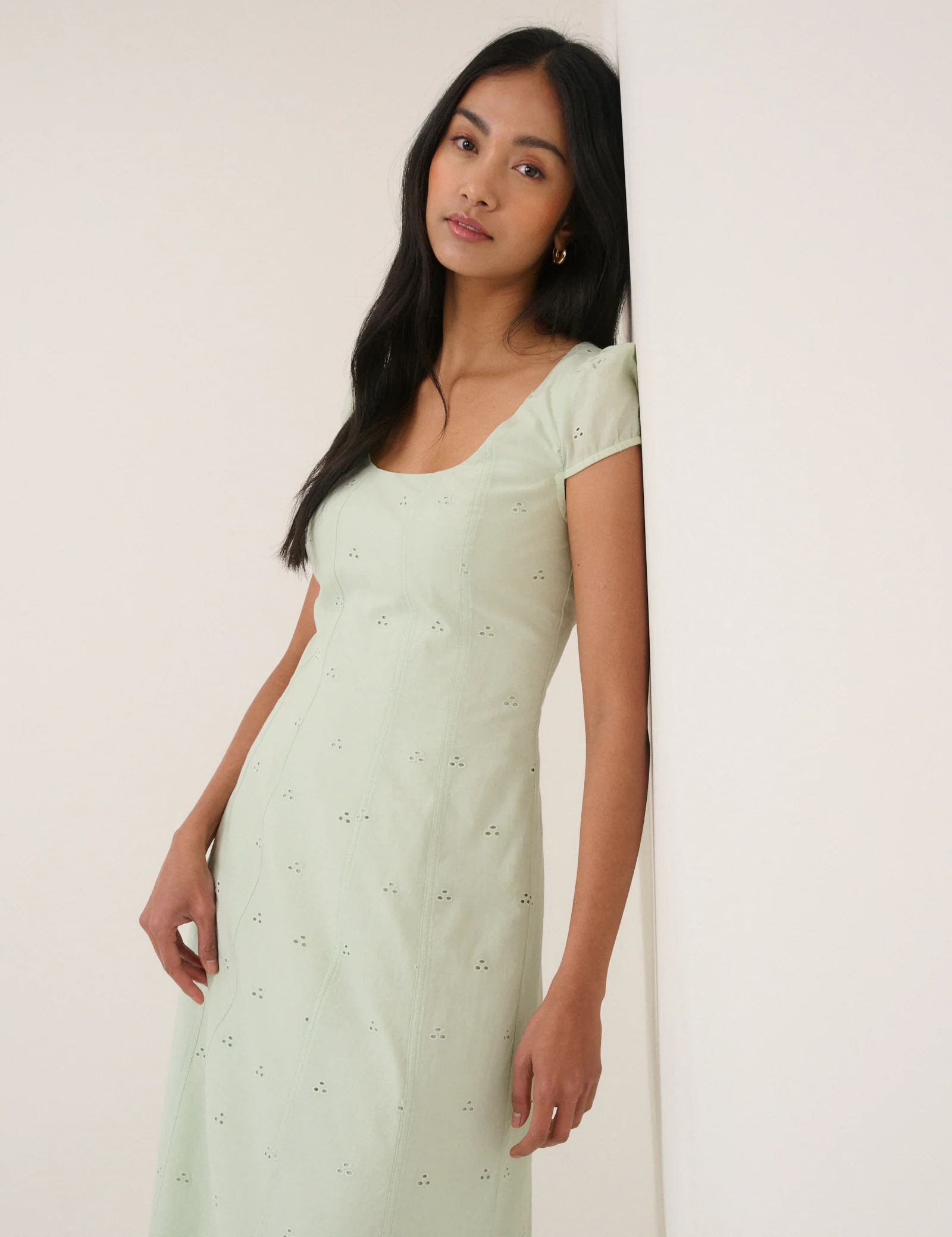 Mint Green Harri Midi Dress - Image 2