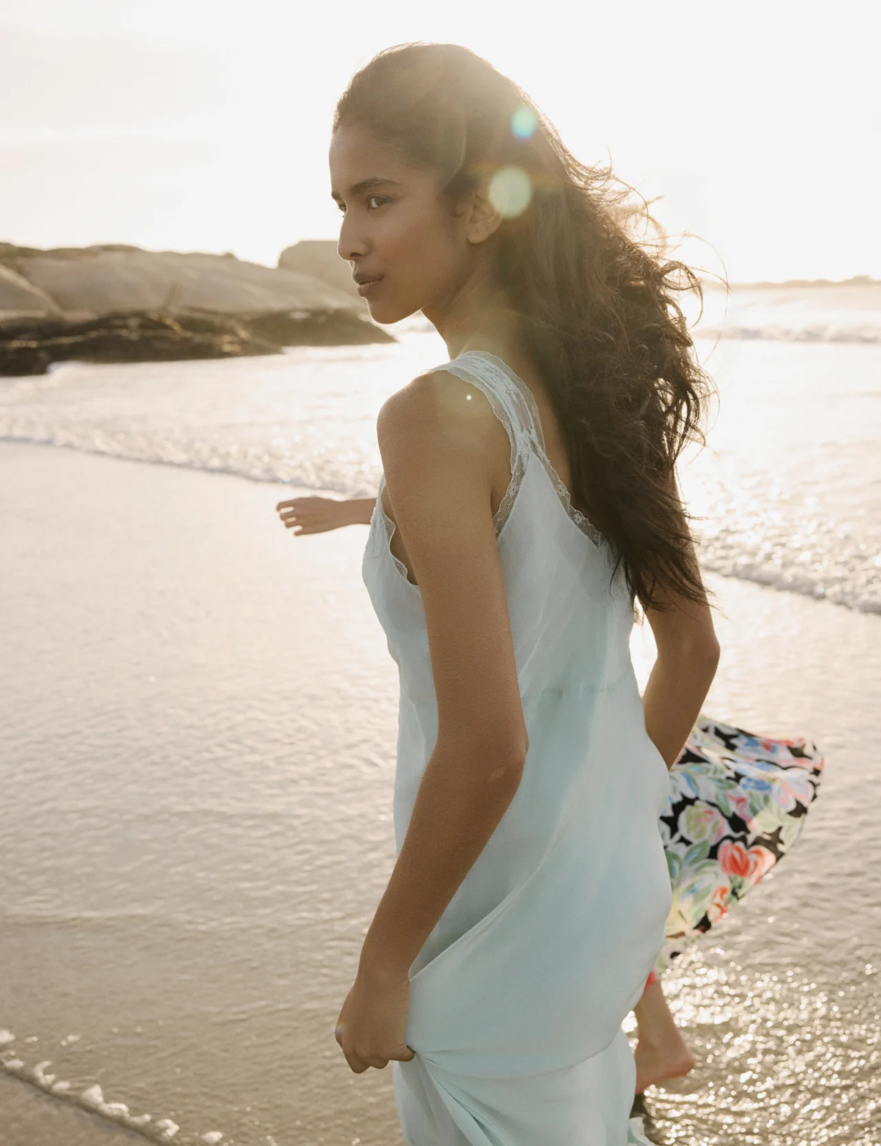 Blue Lace Lenora Maxi Dress - Image 3