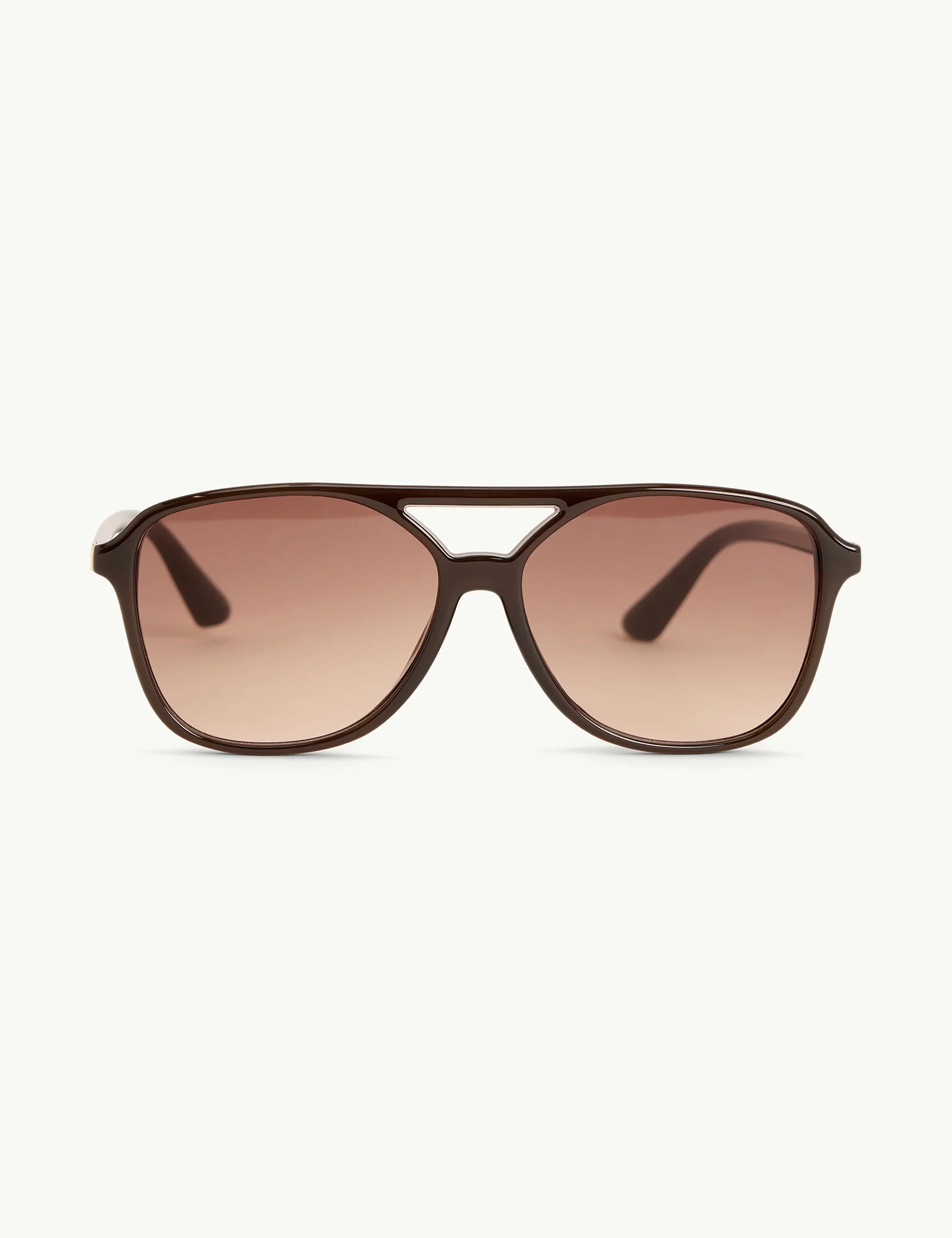 Black Oversized Aviator Sunglasses - Image 2