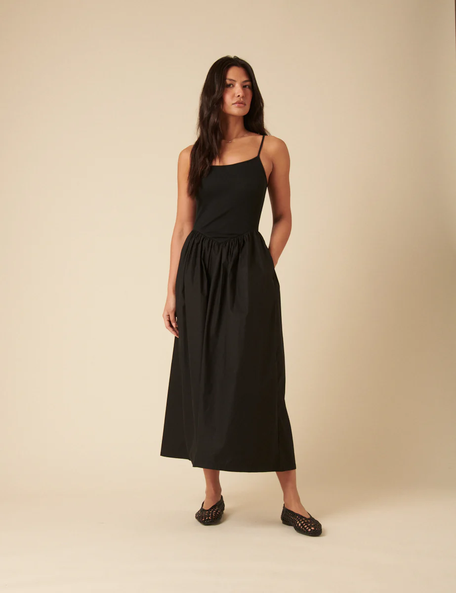 Black Madelyn Midi Dress - Image 2