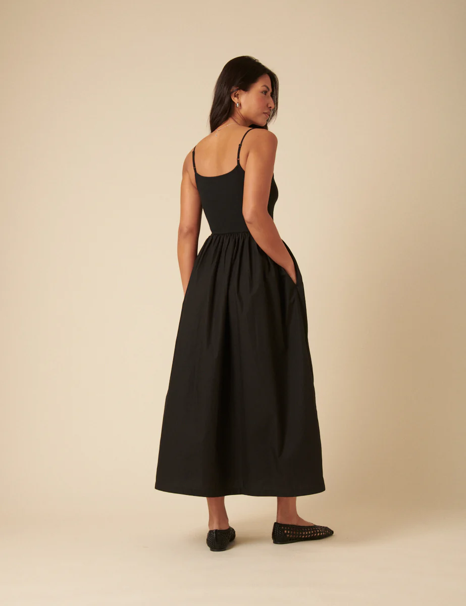 Black Madelyn Midi Dress - Image 5