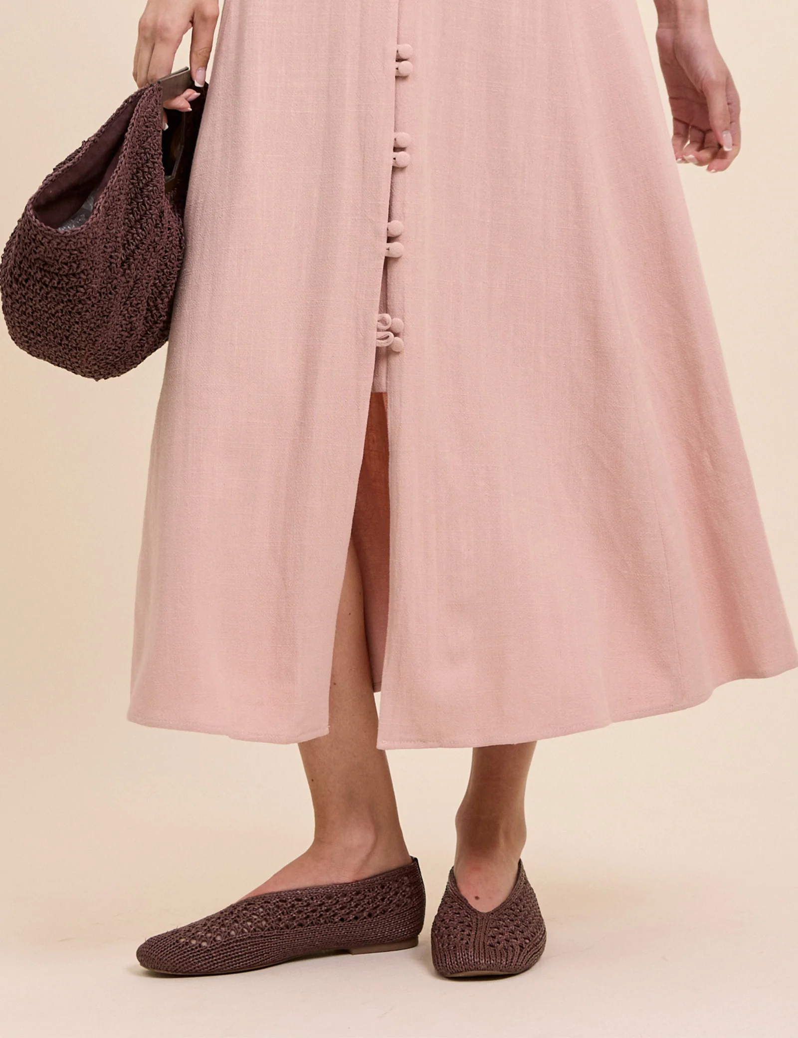 Brown Raffia Ballet flats - Image 3