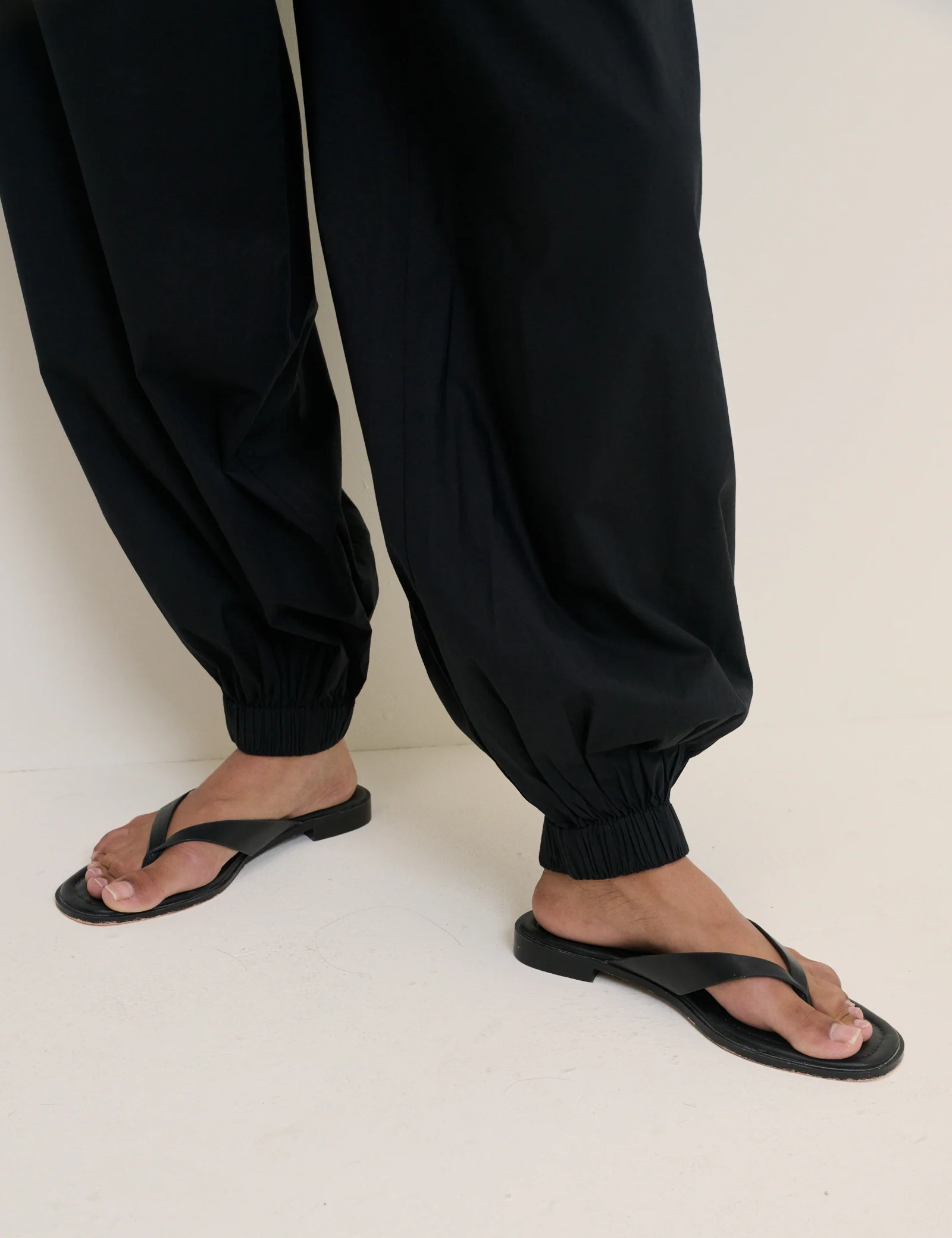 Black Cuffed Riley Trousers - Image 3