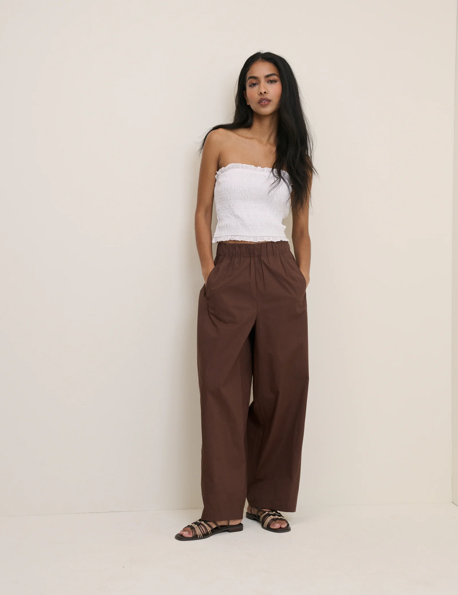 Brown Roy Balloon Trousers - Image 2