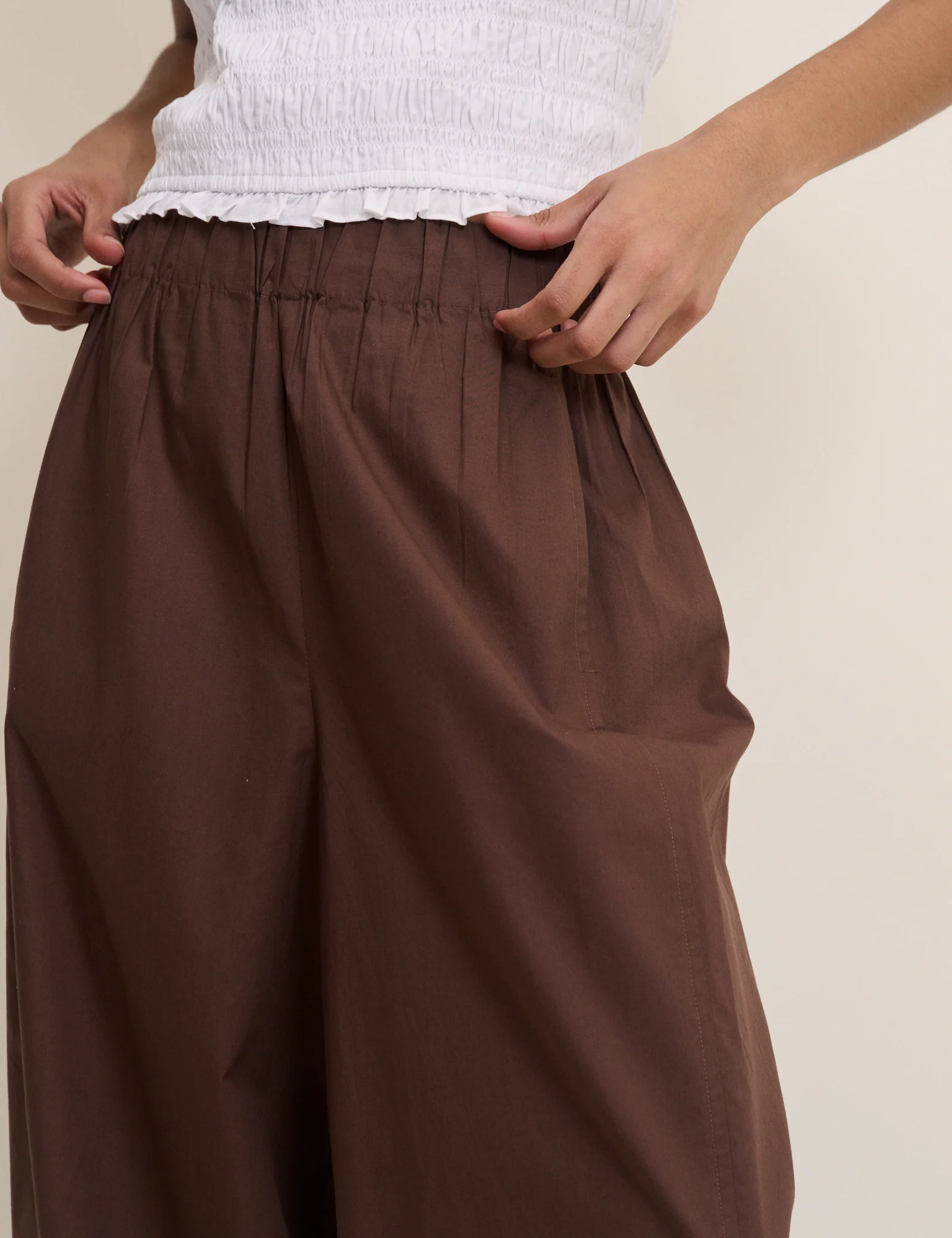 Brown Roy Balloon Trousers - Image 3