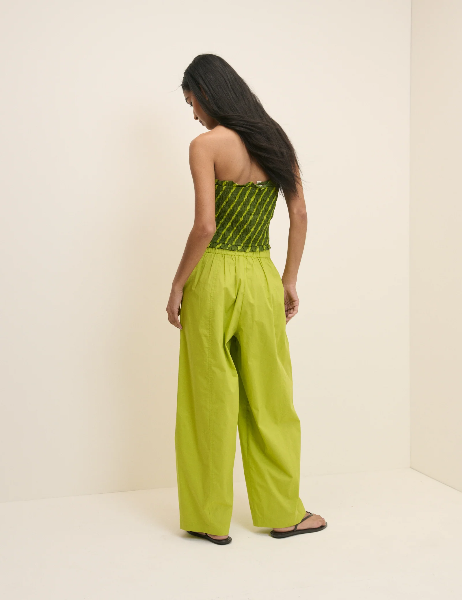 Chartreuse Green Roy Balloon Trousers - Image 5