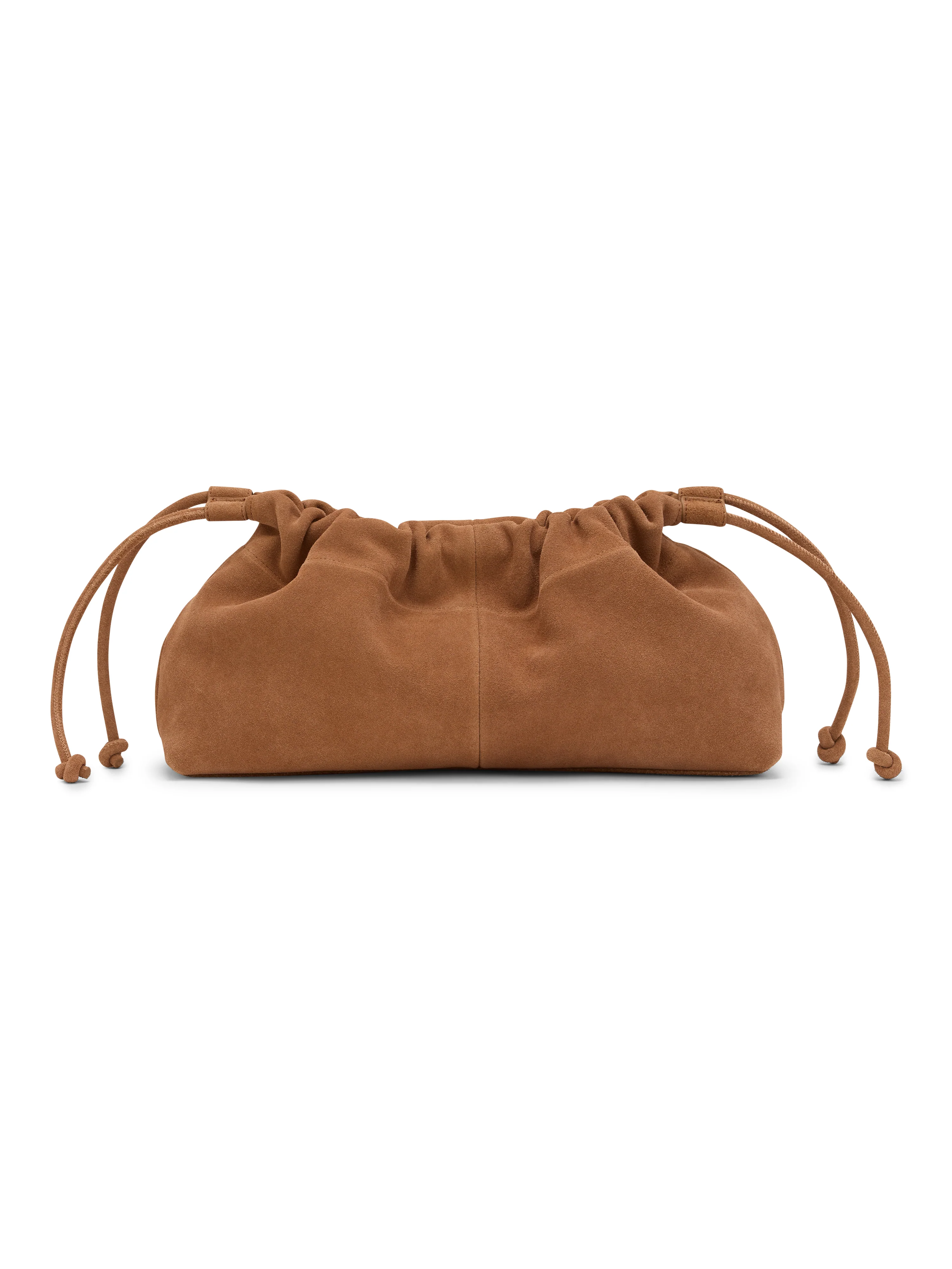 Tan Slouch Clutch Bag - Image 2