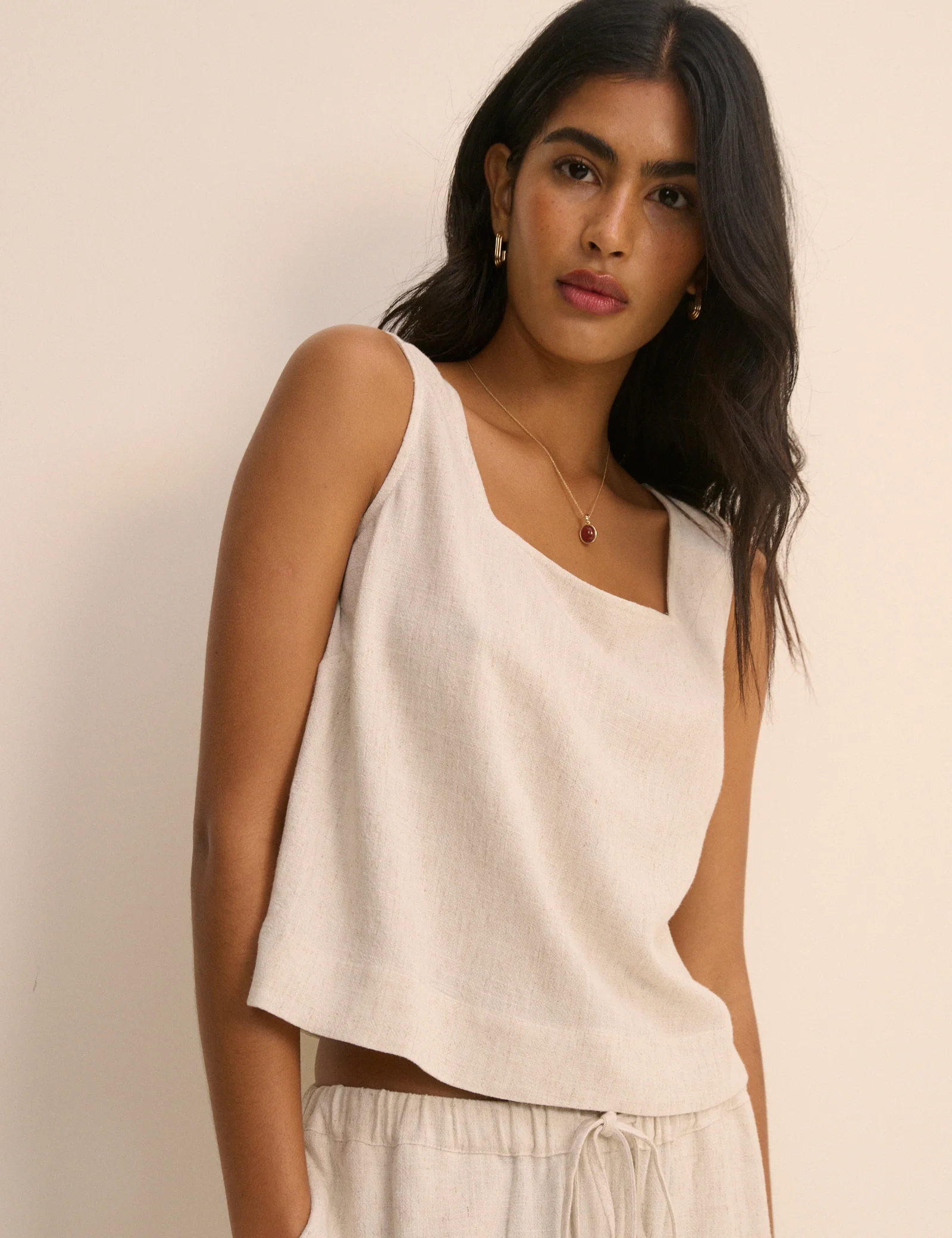 Linen-Blend Tops
