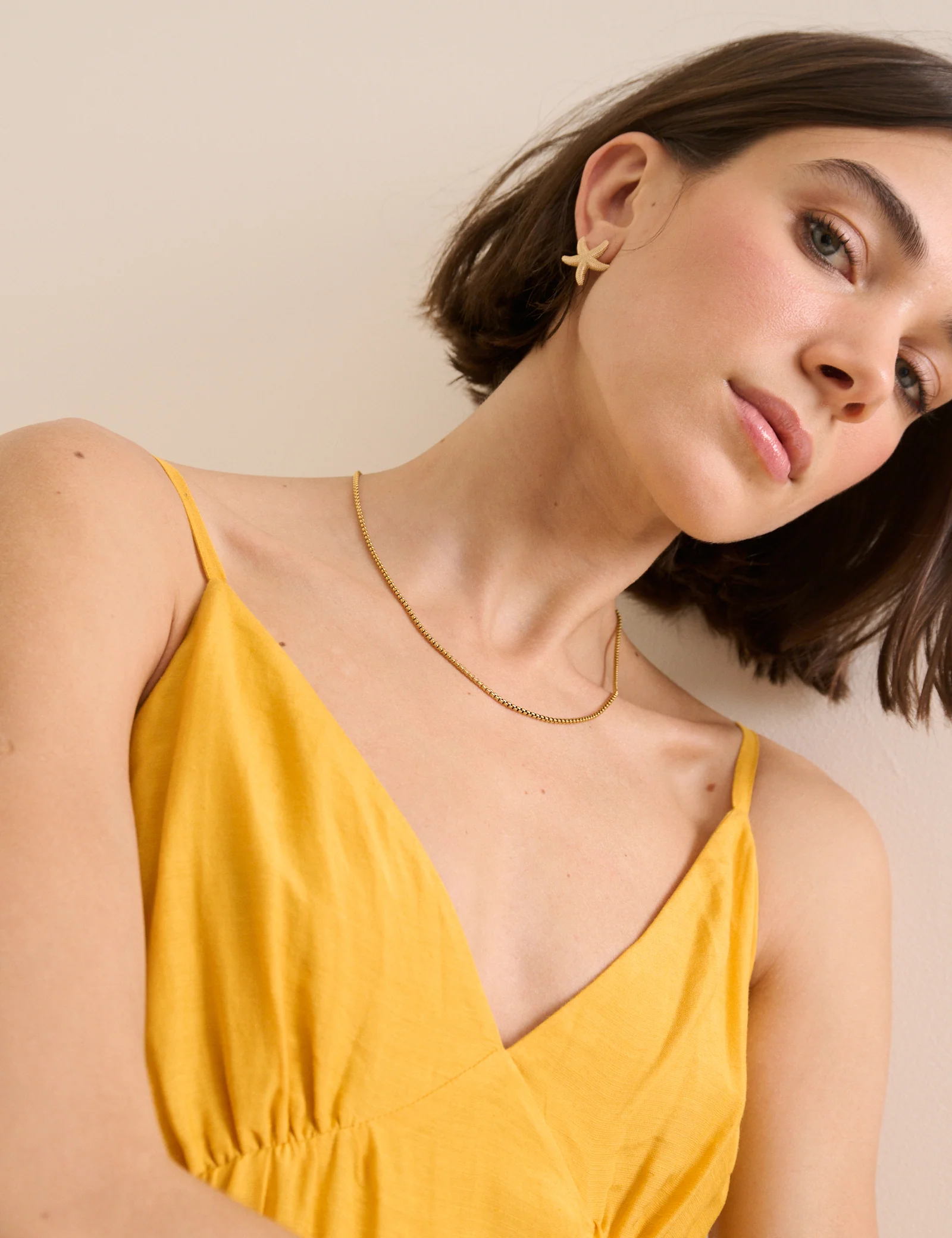 Gold Plated Starfish Earrings - Image 4