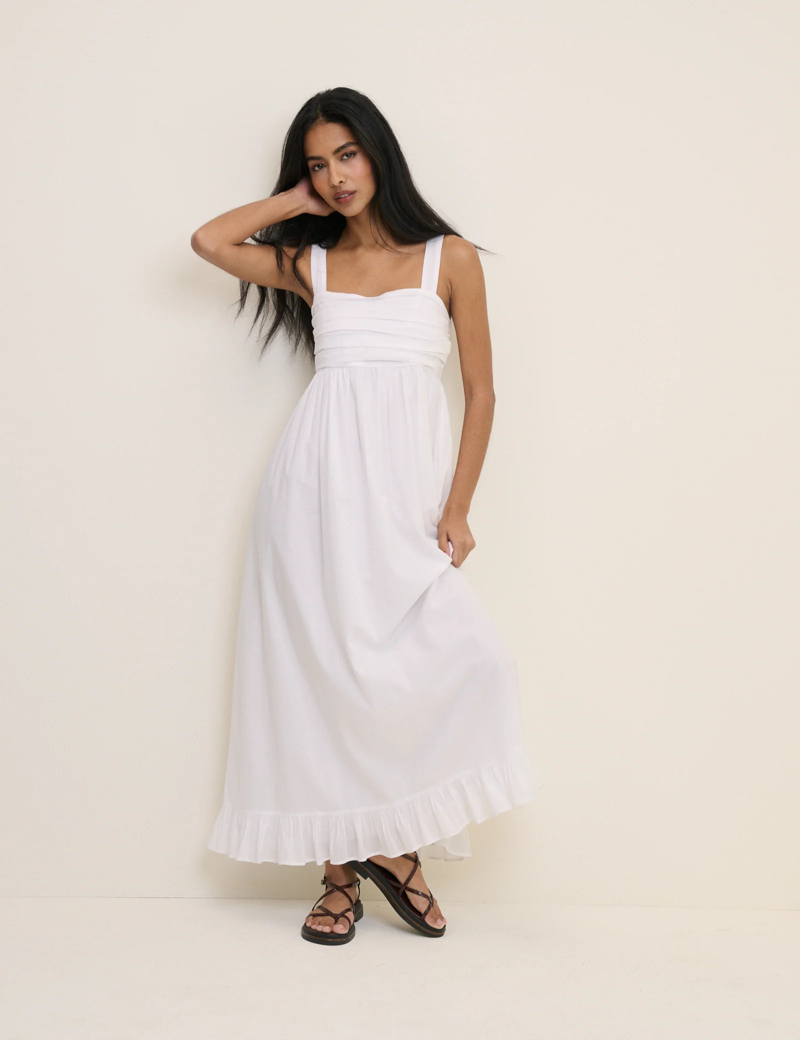 White Sunira Maxi Dress