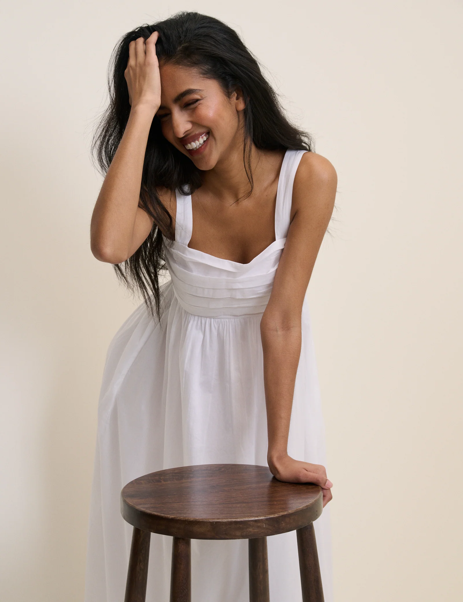 White Sunira Maxi Dress - Image 4