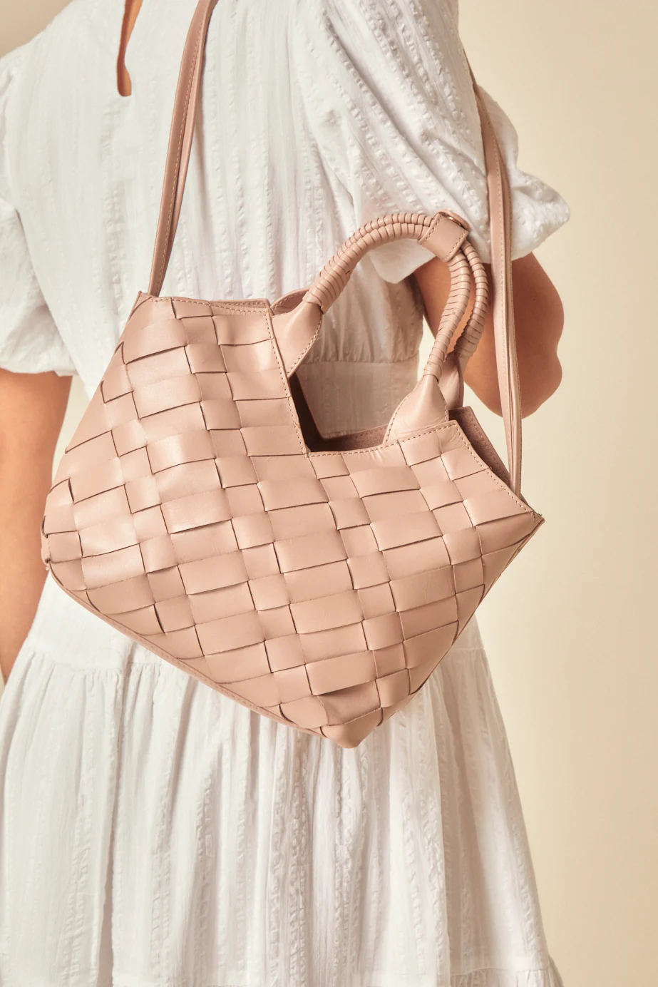 Taupe Aleo Cabas Mini Bag