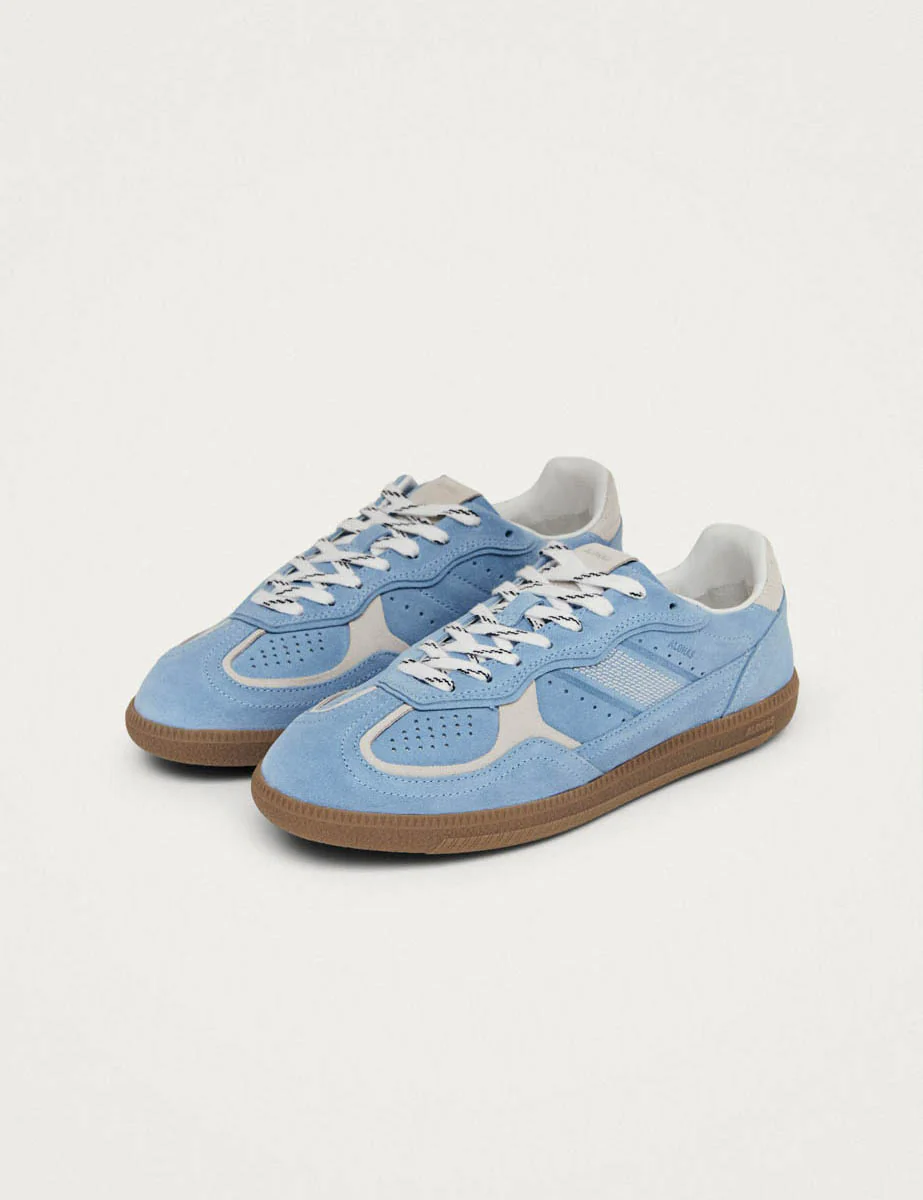 Alohas Cornflower Blue Leather Sneakers - Image 2