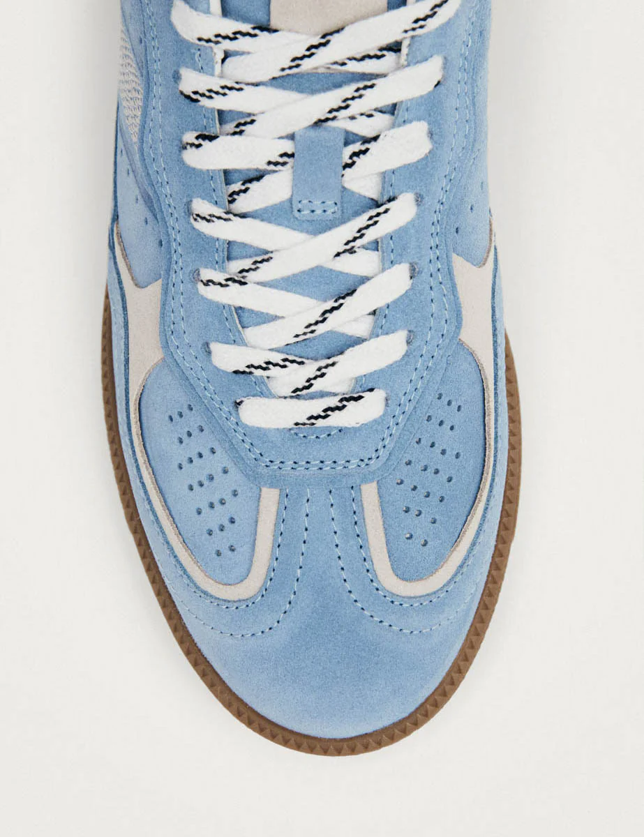 Alohas Cornflower Blue Leather Sneakers - Image 3