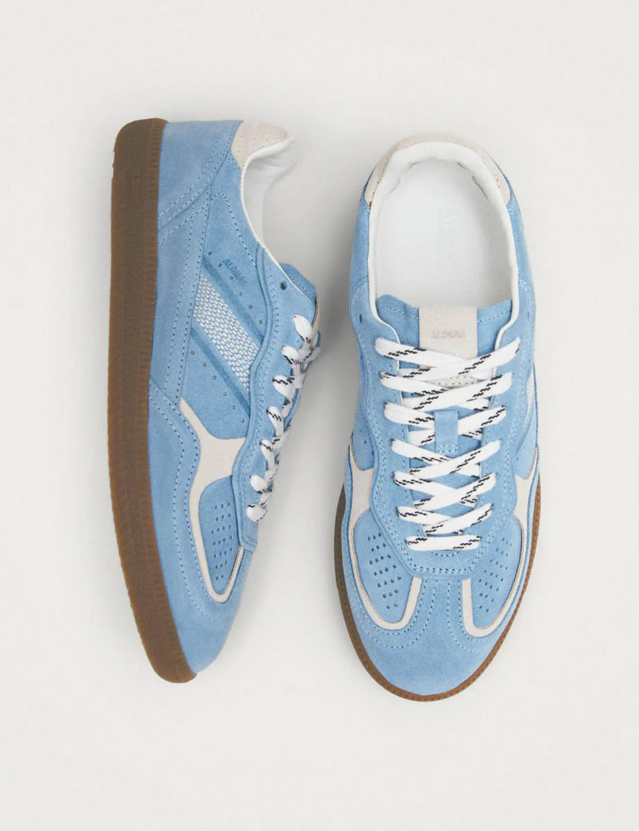 Alohas Cornflower Blue Leather Sneakers - Image 4