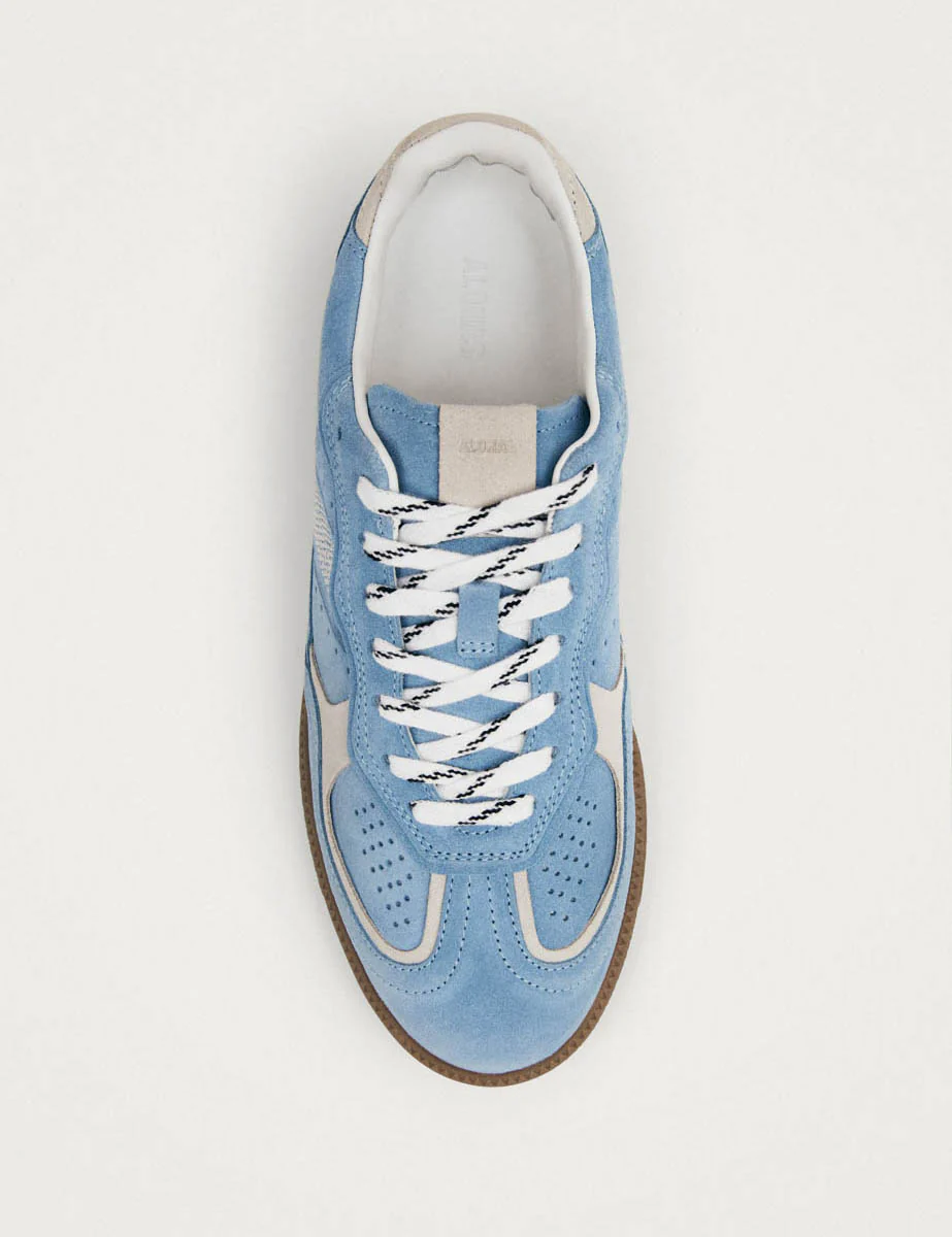 Alohas Cornflower Blue Leather Sneakers - Image 6