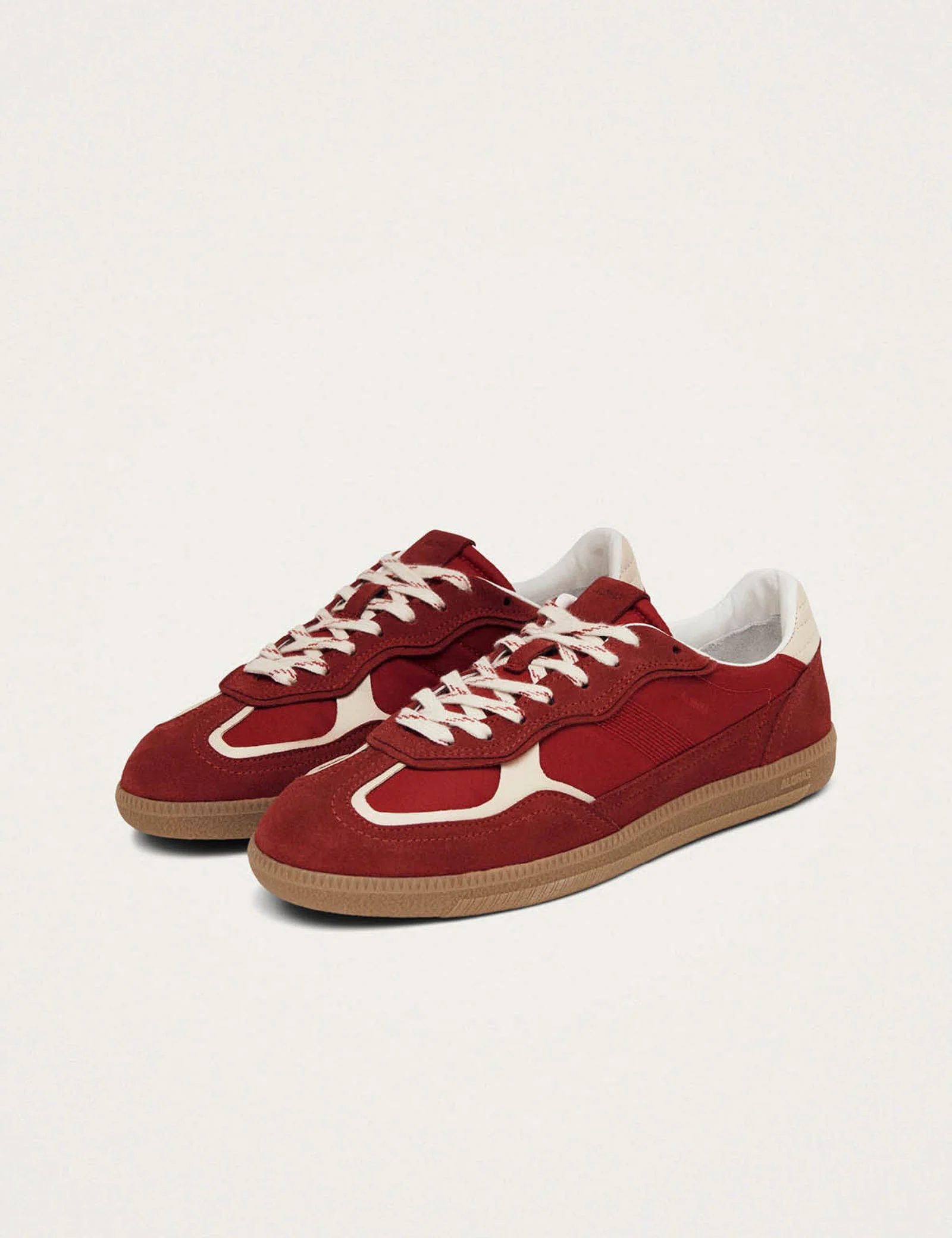Alohas Rife Sheen Red Leather Sneakers - Image 2
