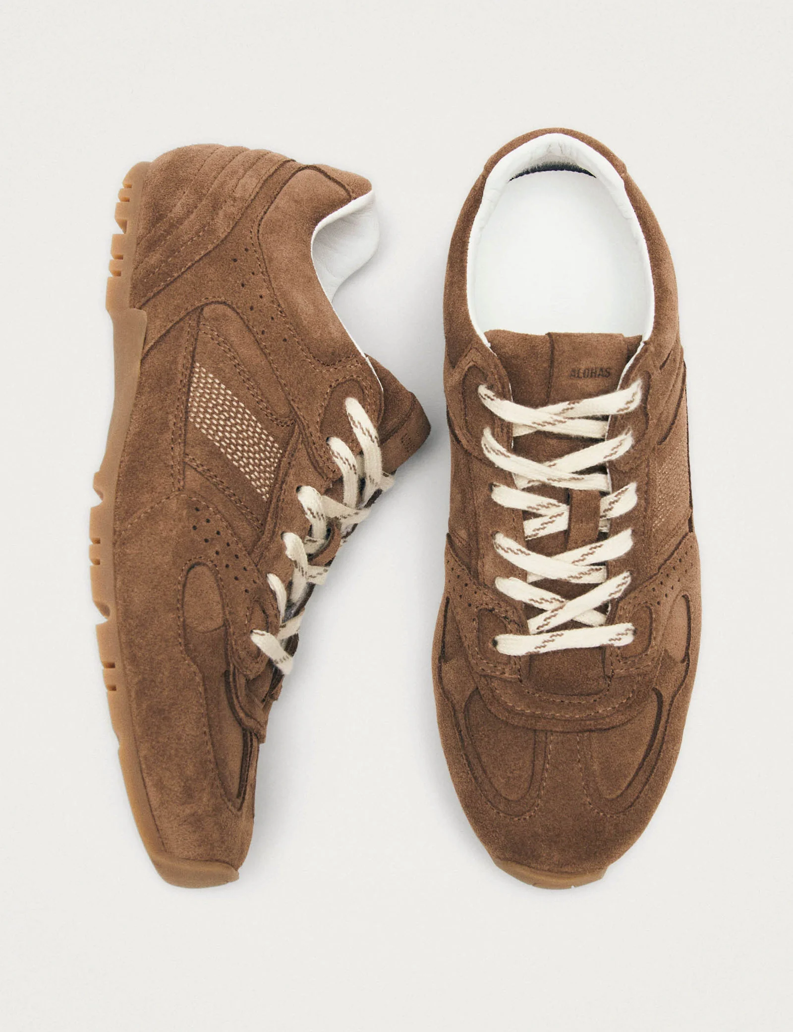 Alohas Suede Brown Leather Sneakers - Image 2