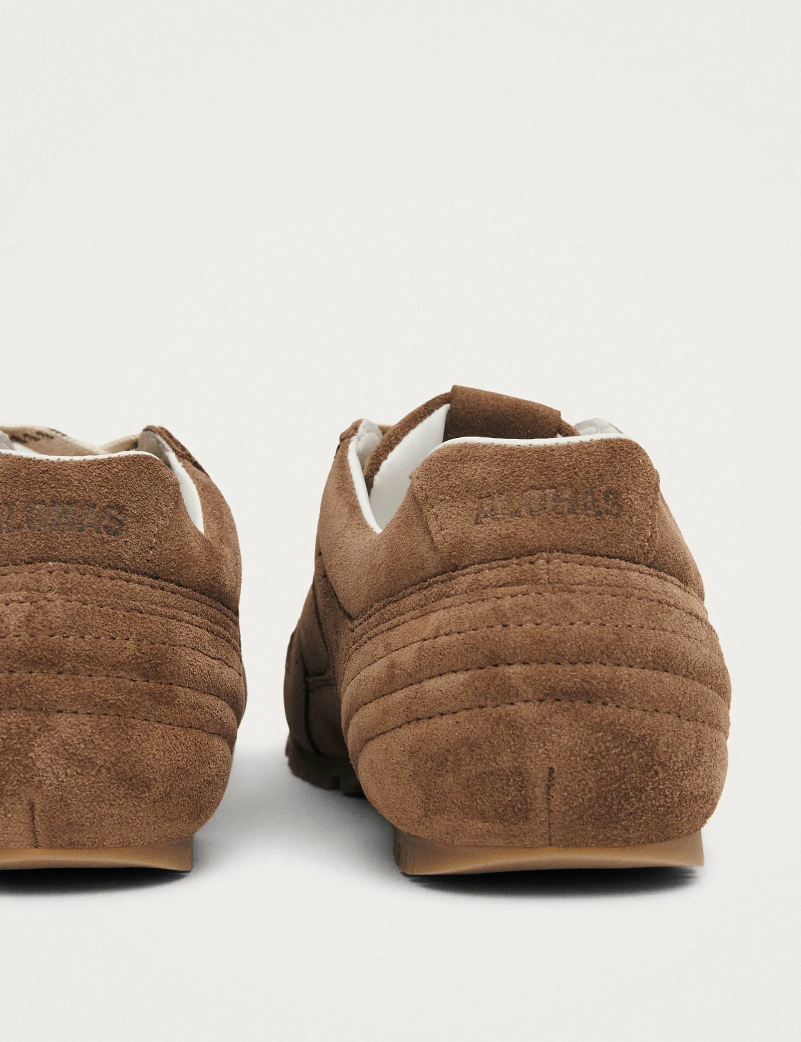 Alohas Suede Brown Leather Sneakers - Image 4